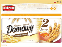 Tablet Screenshot of makrom.pl
